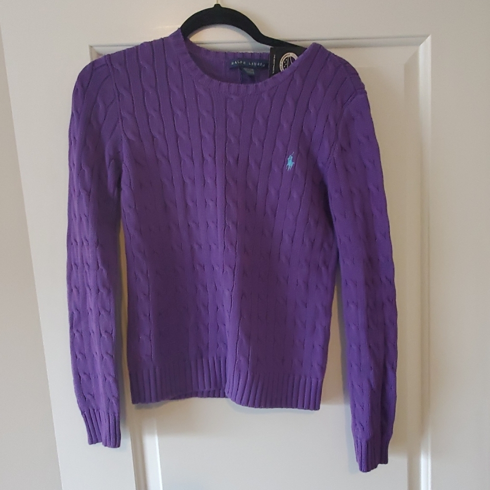 Purple Ralph Lauren Sweater